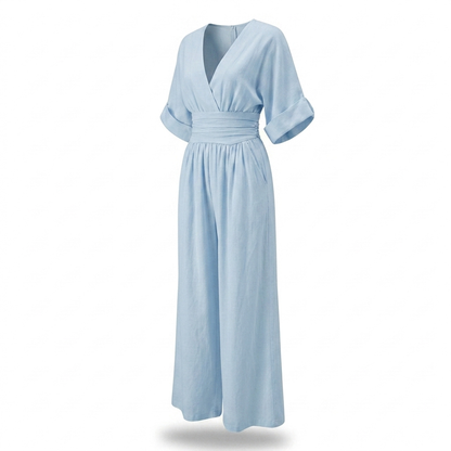 WINBOURNE FLOWING WIDE-LEG JUMPSUIT