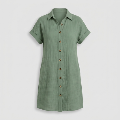 AVENLEIGH BUTTONED SHIRT DRESS