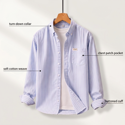 WHITLOCK STRIPED COTTON SHIRT