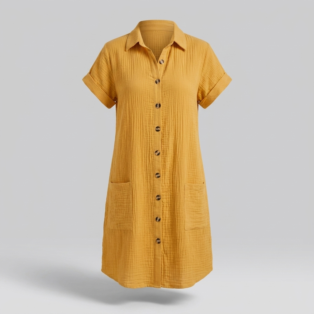 AVENLEIGH BUTTONED SHIRT DRESS