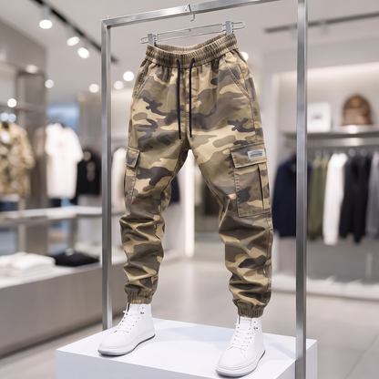 STORMWICK CAMO CARGO JOGGERS