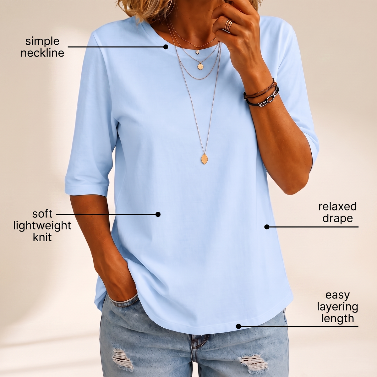 MARLOWE EVERYDAY COMFORT TOP