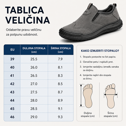 CUSHIONED WALKING SLIP-ONS