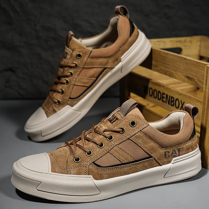 METROSTRIDE LEATHER TRAINERS