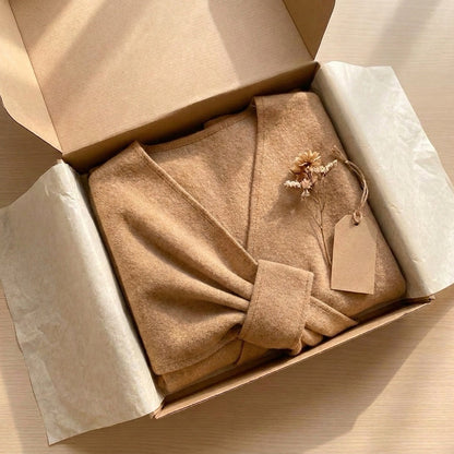 SOFT TOUCH BELTED KNIT CARDIGAN