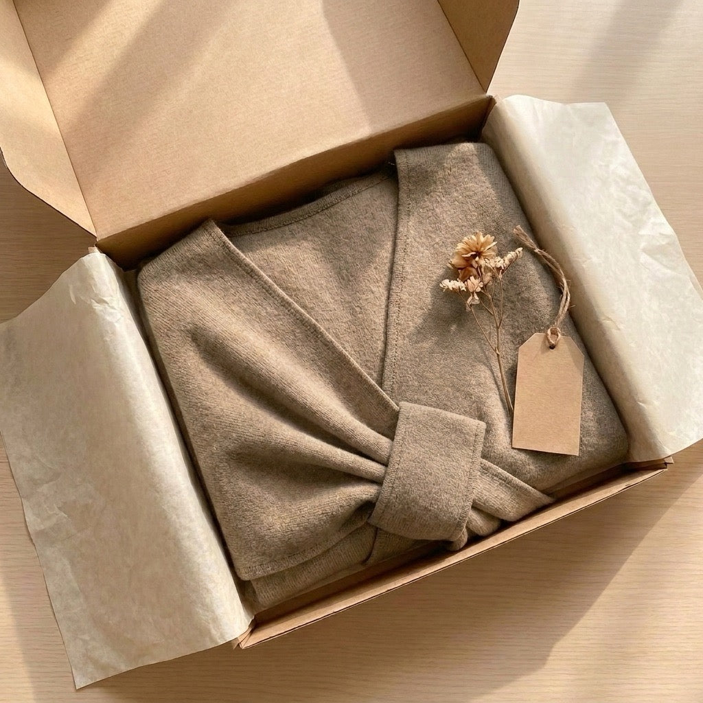 SOFT TOUCH BELTED KNIT CARDIGAN