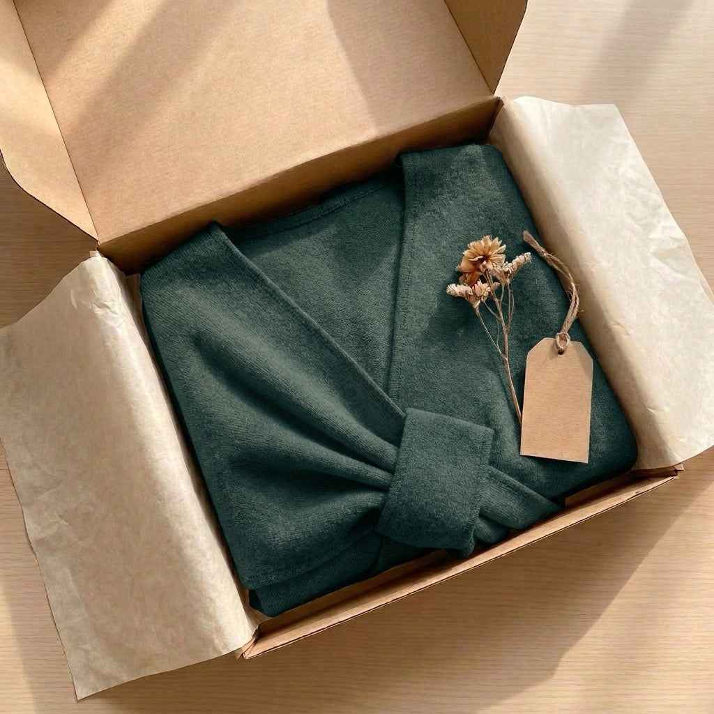 SOFT TOUCH BELTED KNIT CARDIGAN