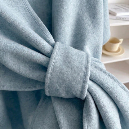 SOFT TOUCH BELTED KNIT CARDIGAN
