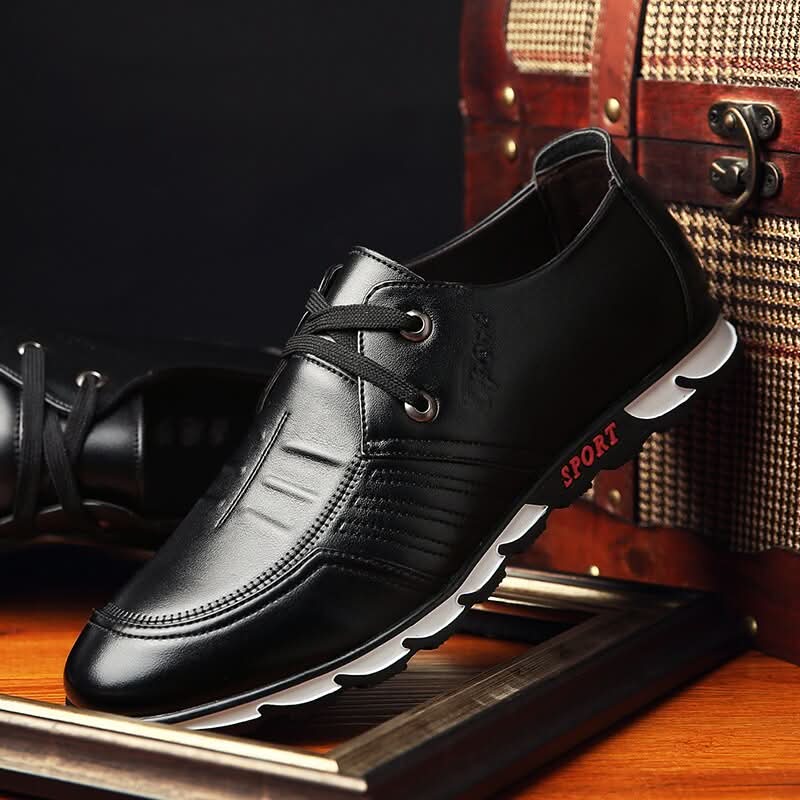 PETERSEN LEATHER TRAINERS