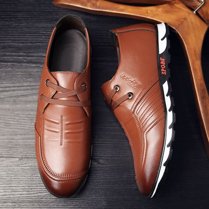 PETERSEN LEATHER TRAINERS