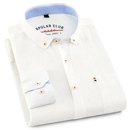 SOMERSET LINEN BUTTON-DOWN