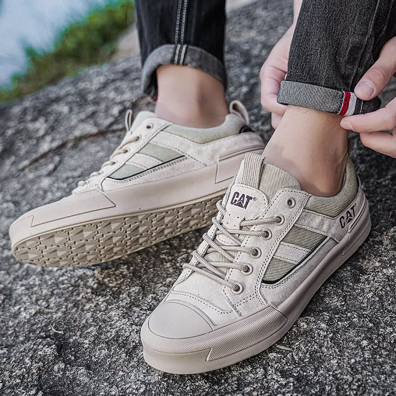 METROSTRIDE LEATHER TRAINERS