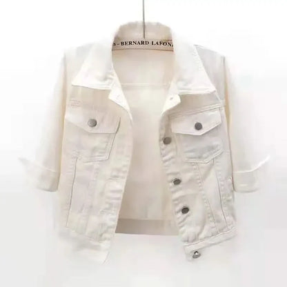 ELODIE COLOURBLOCK DENIM JACKET