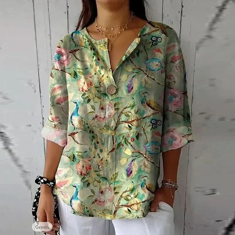 AMELIA LIGHT BLOOM BLOUSE