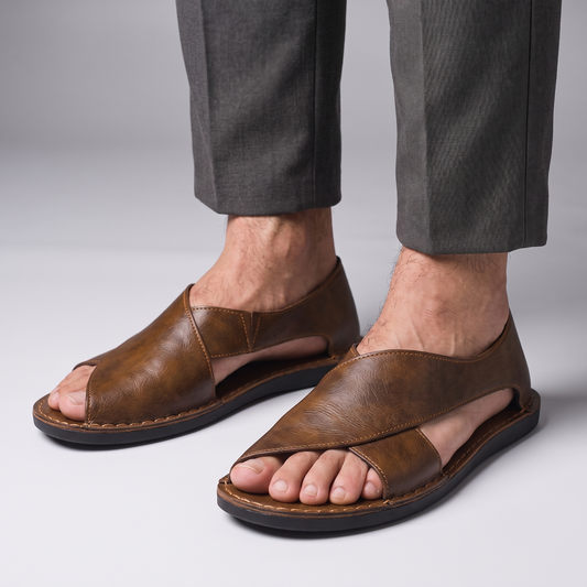 CASCADE LEATHER SANDALS