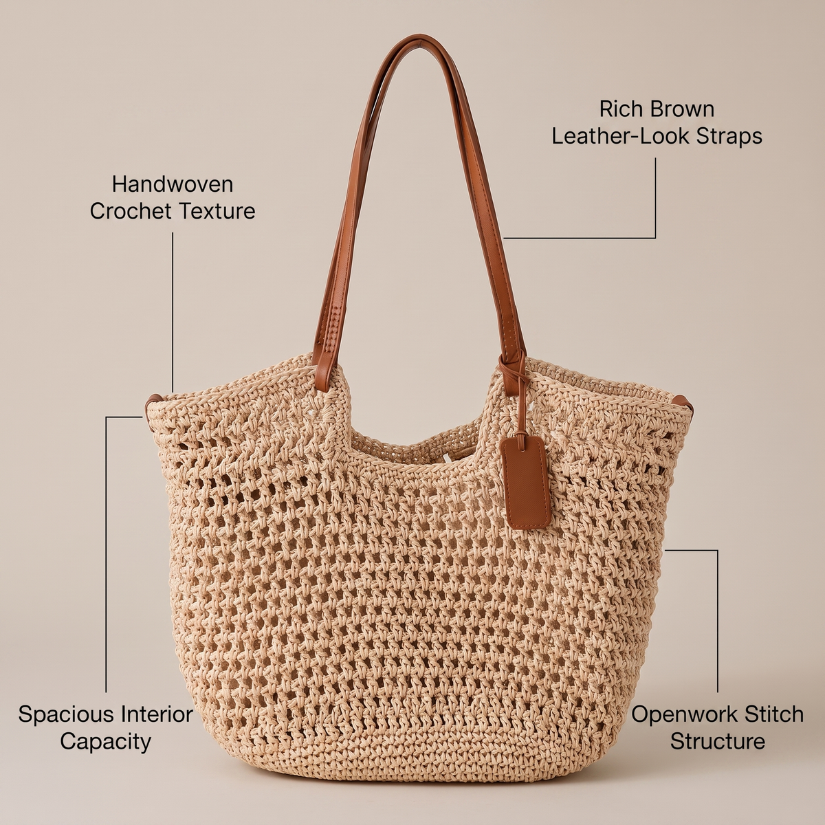 CLARA HANDWOVEN TOTE BAG