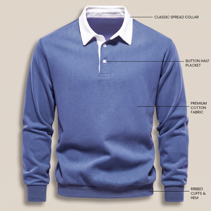 ELLISON POLO SWEATER