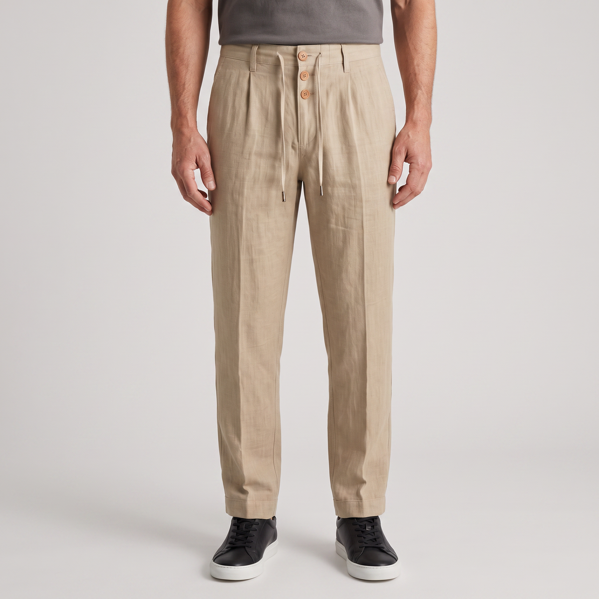 ETHAN LINEN TROUSERS