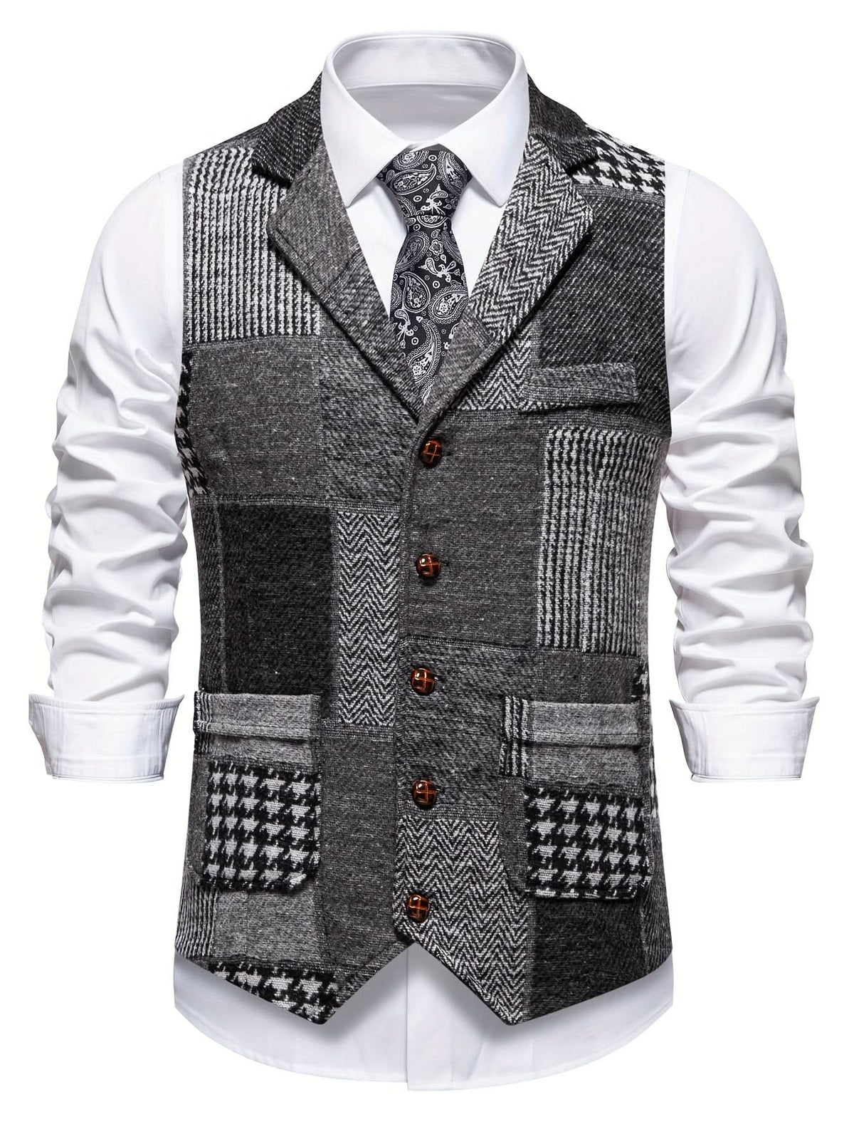 CALDWELL HERRINGBONE VEST