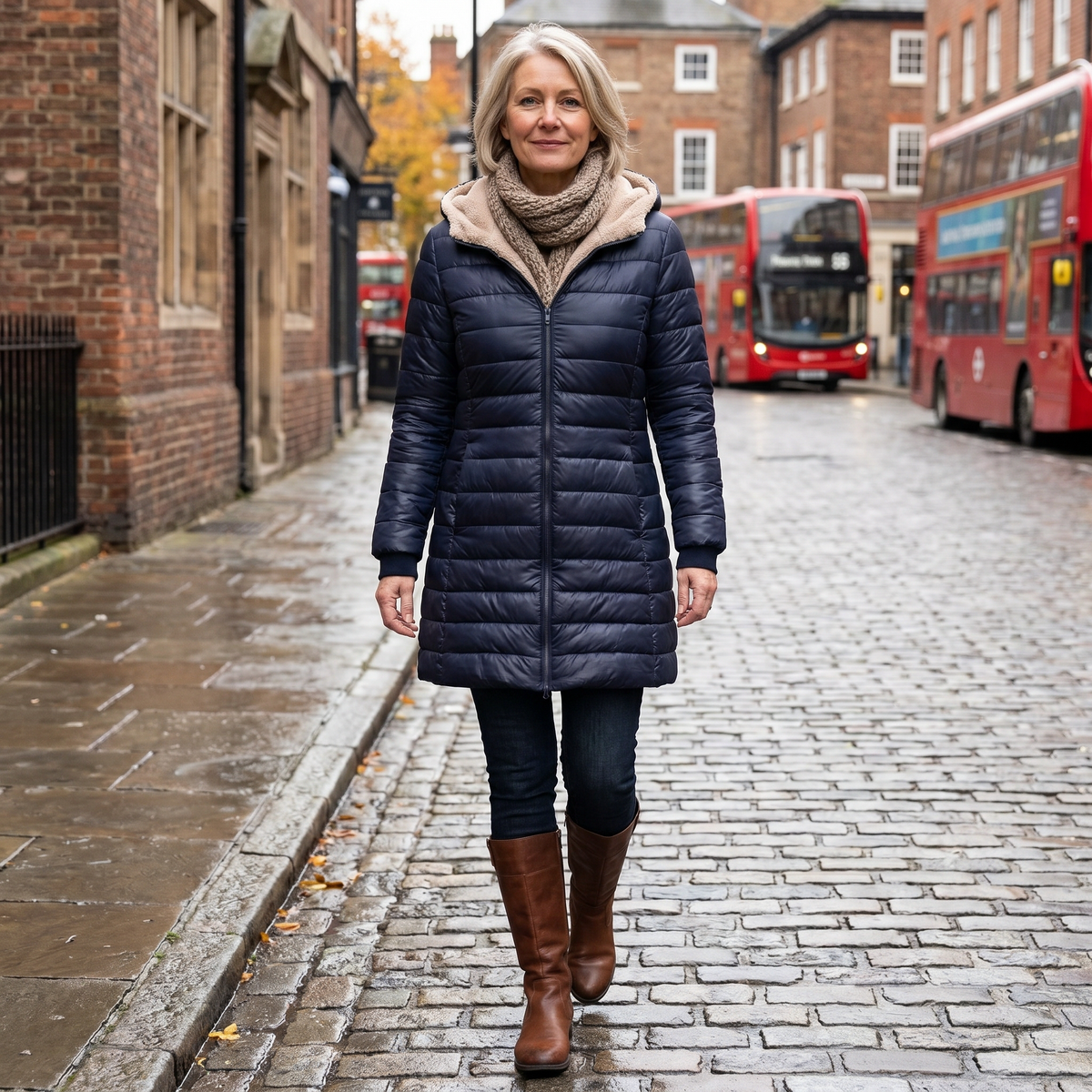 DAHLIA MID-LENGTH FLEECE PARKA