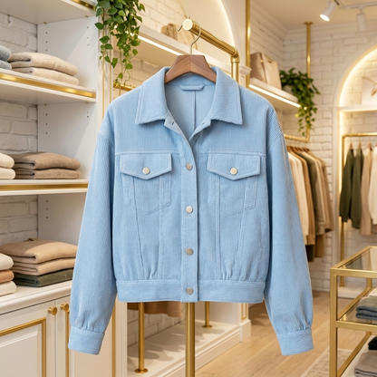 FIORA CORDUROY LANTERN JACKET