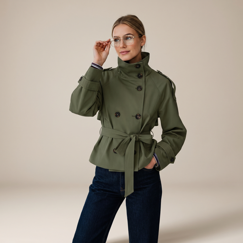 EVELYN BELTED TRENCH COAT