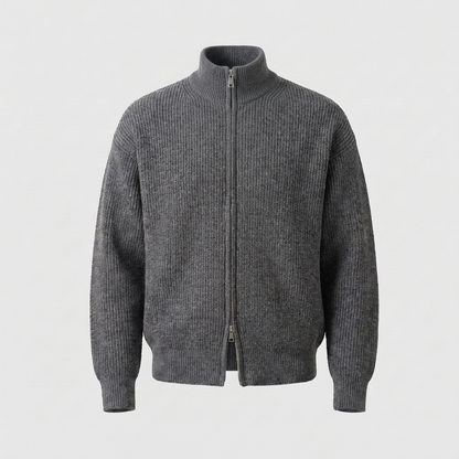 HOLLIS SMART-CASUAL ZIP CARDIGAN