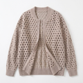 GWENDOLINE OPENWORK KNIT JACKET