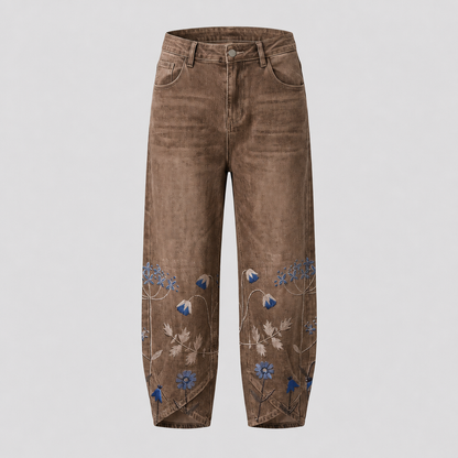 NORABELLE ARTISAN LINEN PANTS