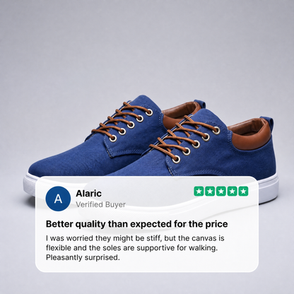 RUPERT CASUAL CANVAS TRAINERS