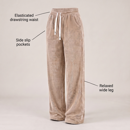ELEGANT CORDUROY WALKING TROUSERS