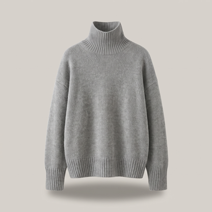 ISABELLA CASHMERE HIGH-NECK SWEATER
