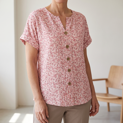 LILLIE BUTTONS SPRING TOP