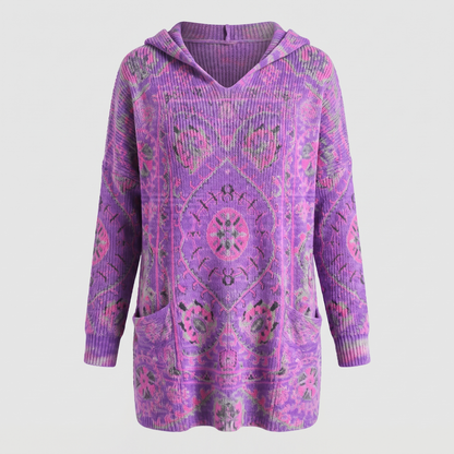 LOWENNA BOHEMIAN HOODED TUNIC