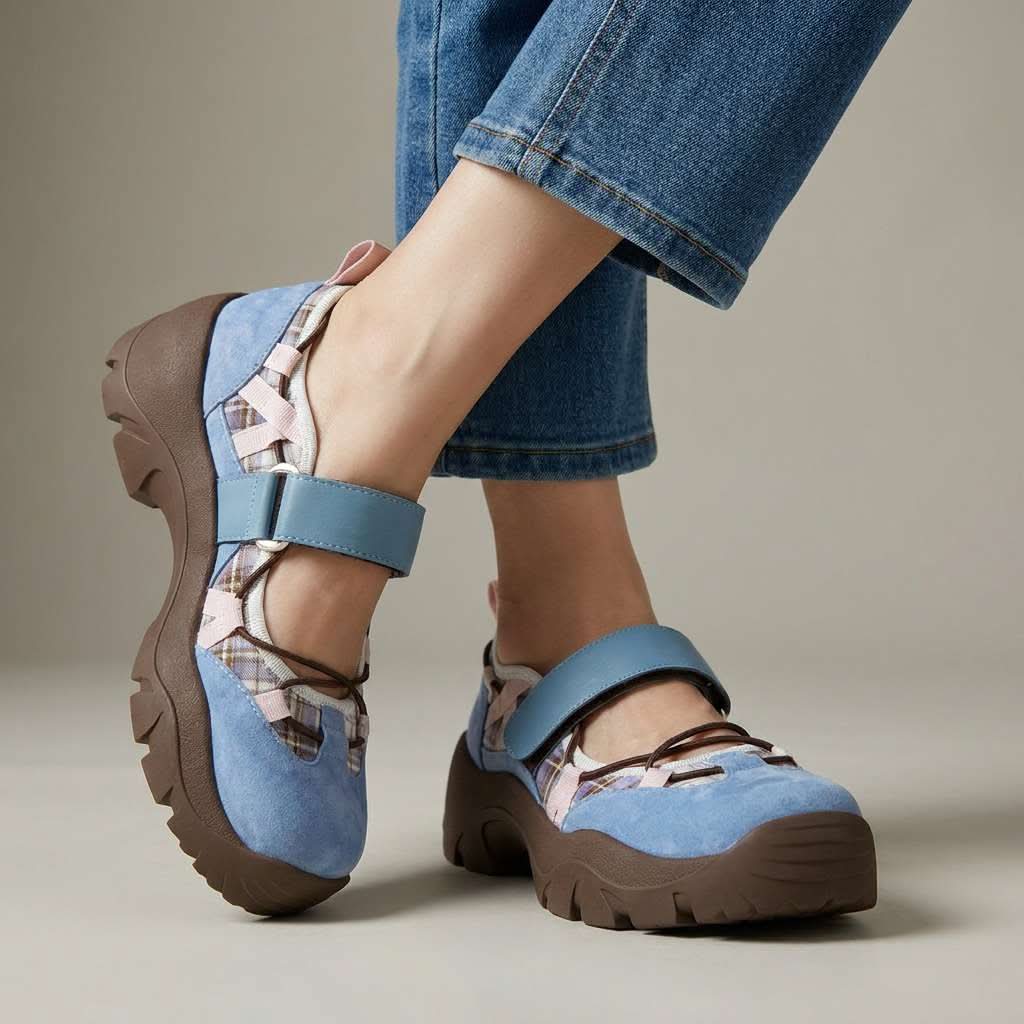 LOTTIE CHIC CROSS-STRAP SANDALS
