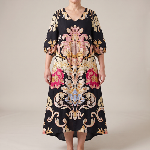 MARIS FLORAL ELEGANCE DRESS