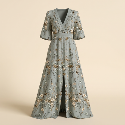 MARISA ELEGANT FLORAL DRESS