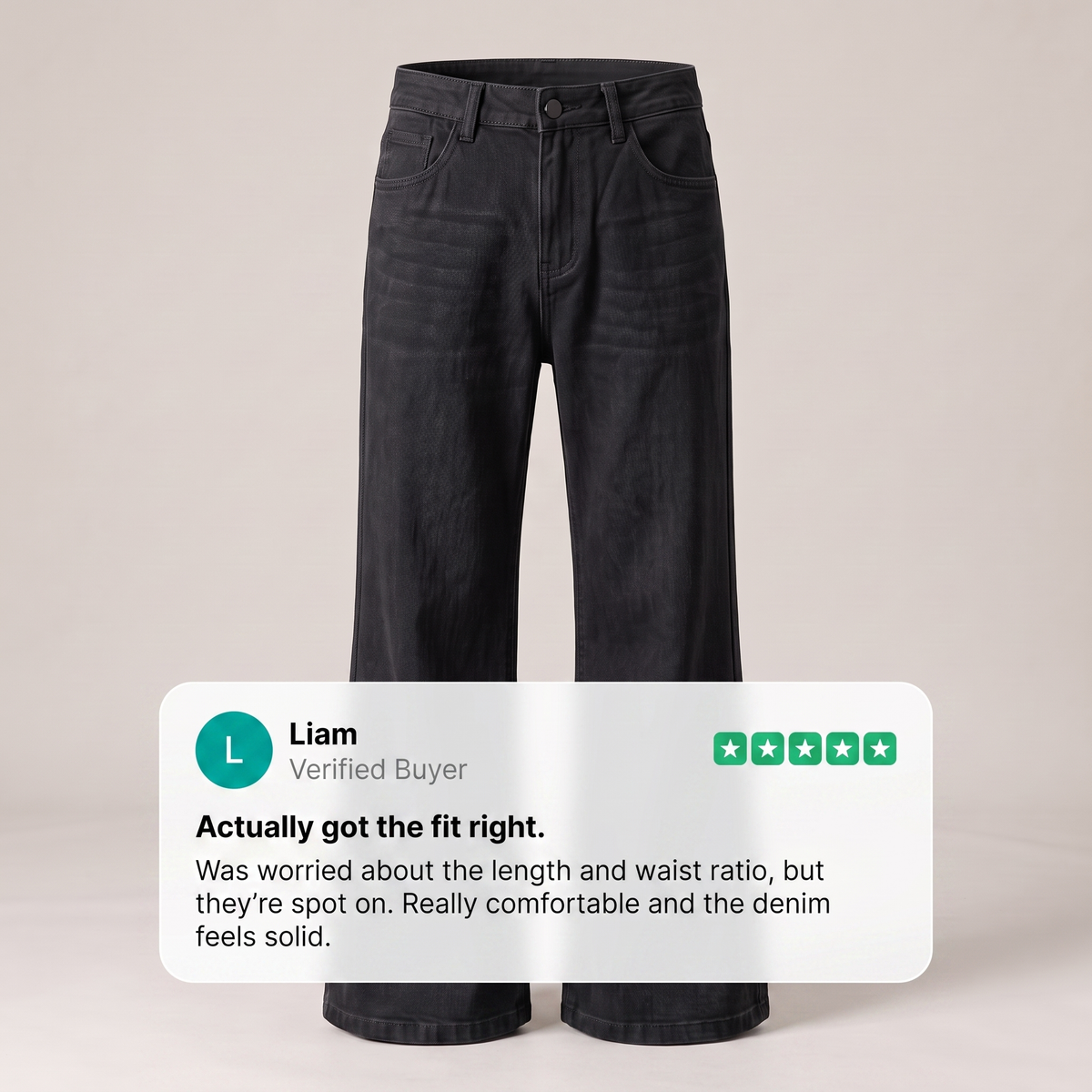 MEN'S FLARE BOOT CUT JEANS