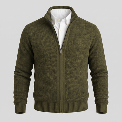 RAVINO ZIP-UP CARDIGAN