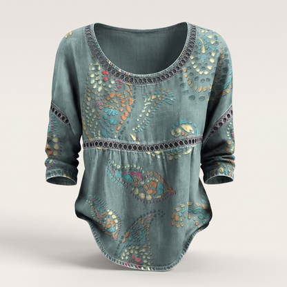 ROSALIE VINTAGE BUTTON BLOUSE