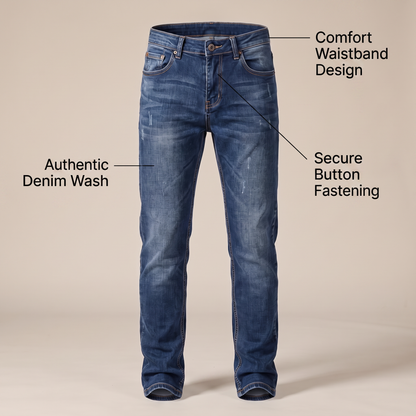 THEO STRETCH DENIM JEANS