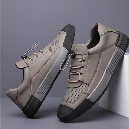 ROTHBURY LEATHER TRAINERS