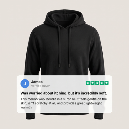 ZARA MERINO HOODIE
